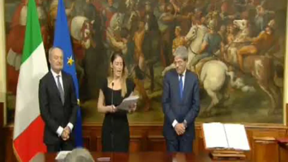 Giuramento del Sottosegretario Gozi