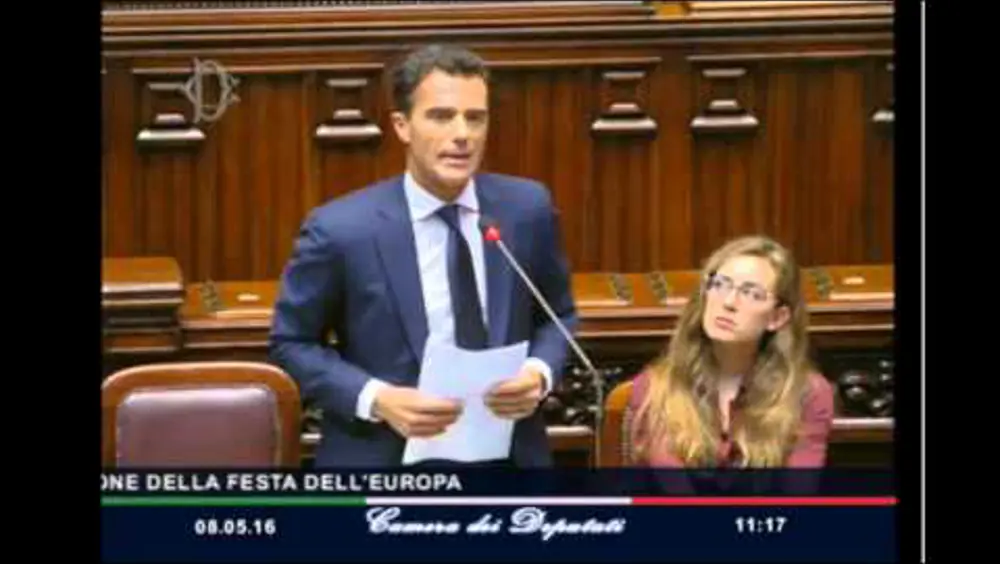 Festa dell'Europa, Gozi alla Camera