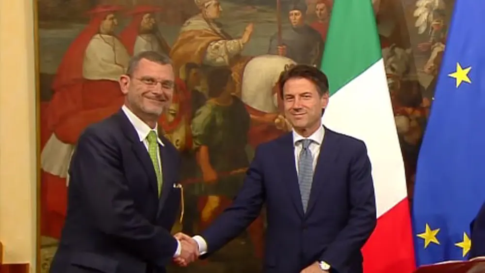 Cerimonia di giuramento di Luciano Barra Caracciolo