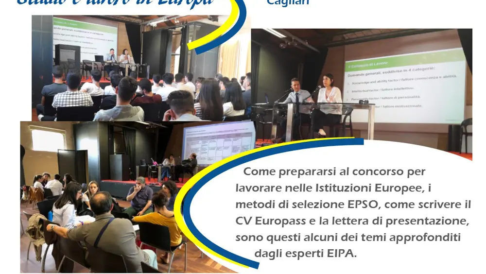 "Studio e lavoro in Europa", seminario a Cagliari 