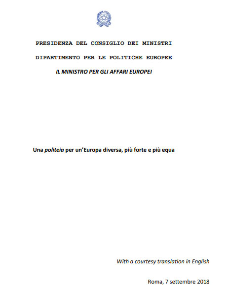 Precisazione del Dipartimento