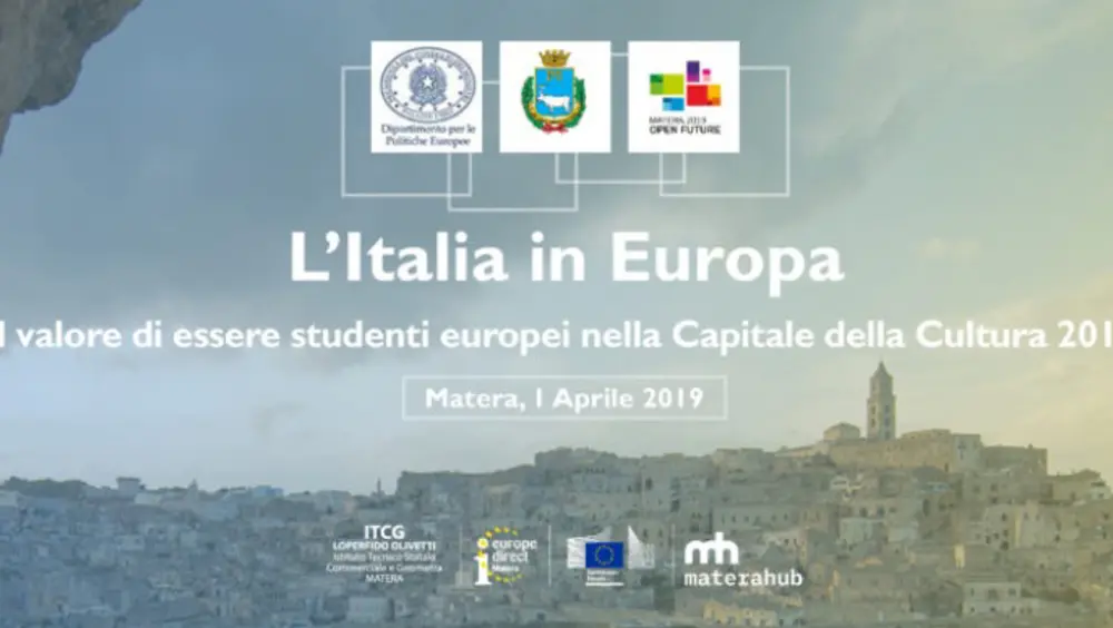 L'Italia in Europa. Il valore di essere studenti europei nella Capitale europea della Cultura 2019