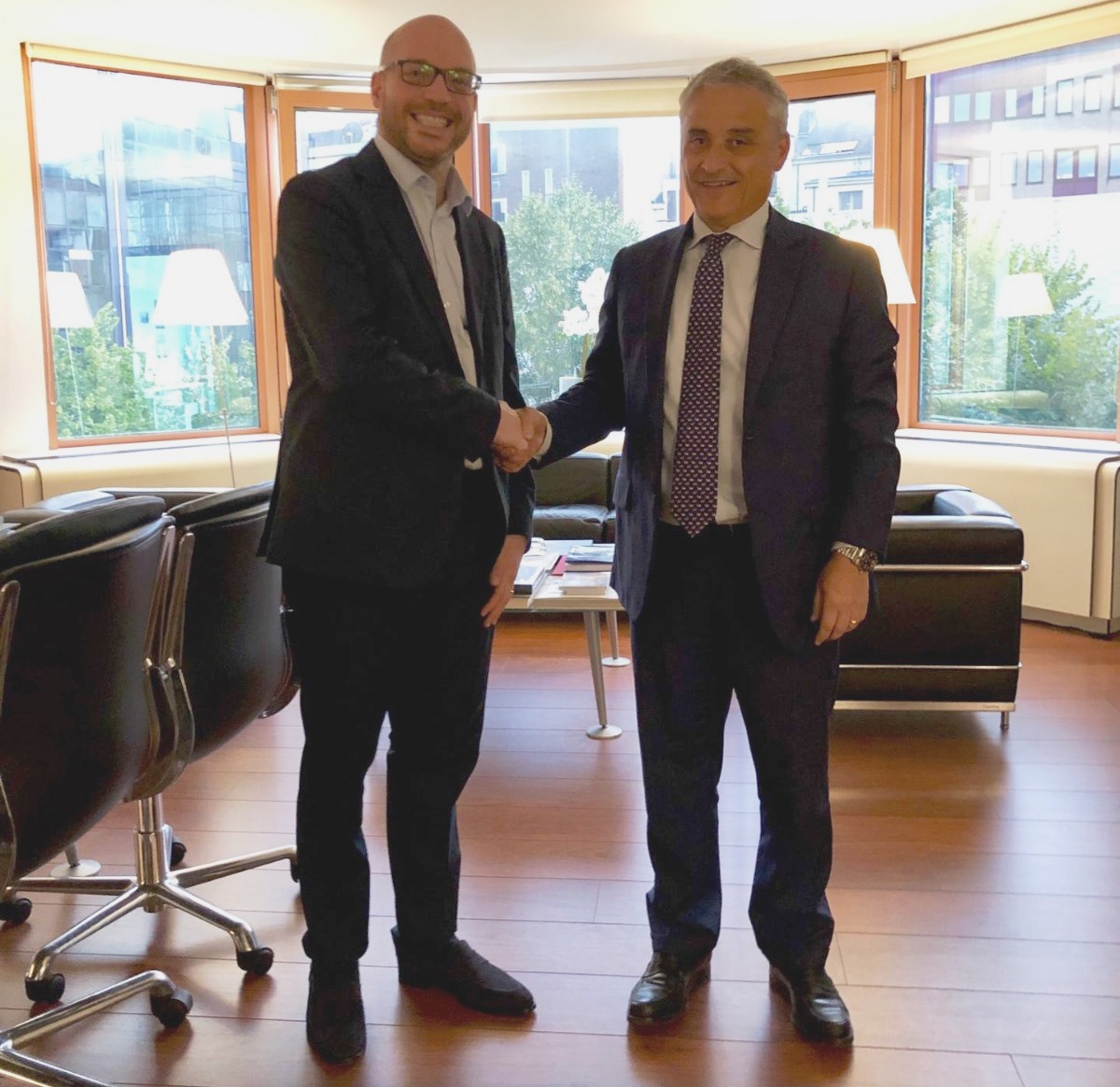 UE, Ministro Fontana incontra Ambasciatore Massari