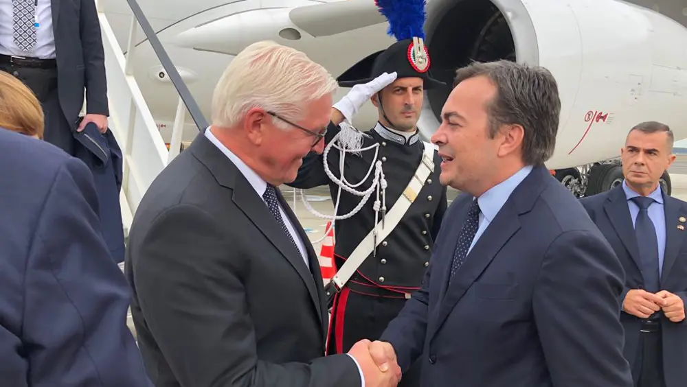 Il Ministro Amendola accoglie il Presidente tedesco Steinmeier