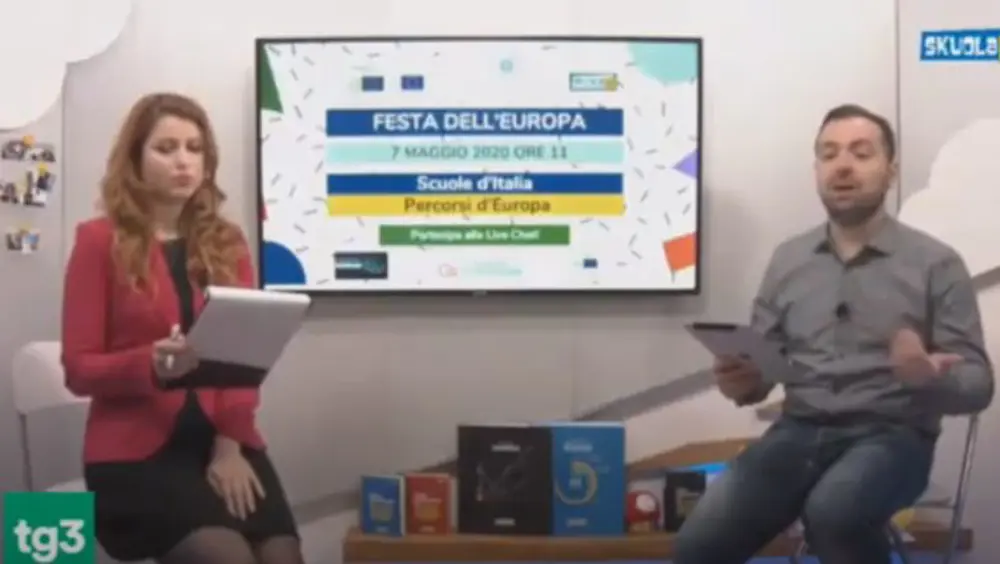 Una live chat per la Festa dell'Europa, il servizio del Tg3
