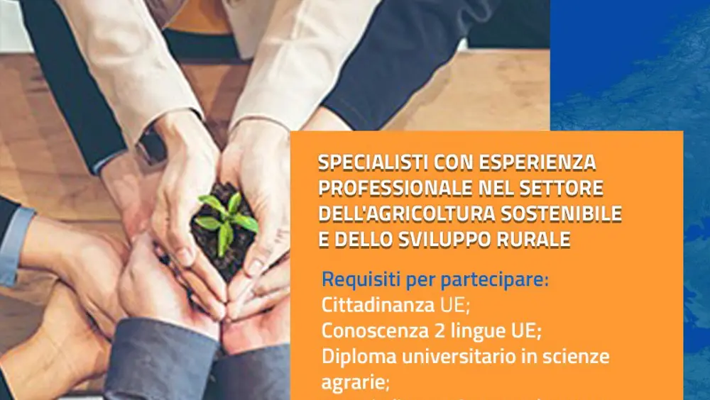 Specialisti nel settore dell'agricoltura sostenibile e dello sviluppo rurale