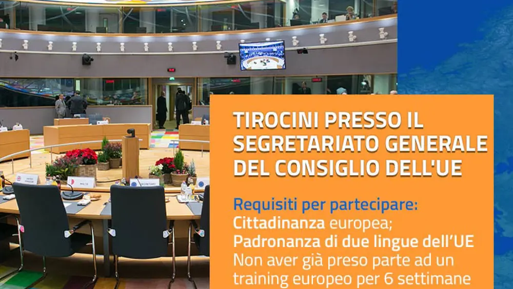 Tirocini presso il Segretariato generale del Consiglio dell'Unione Europea