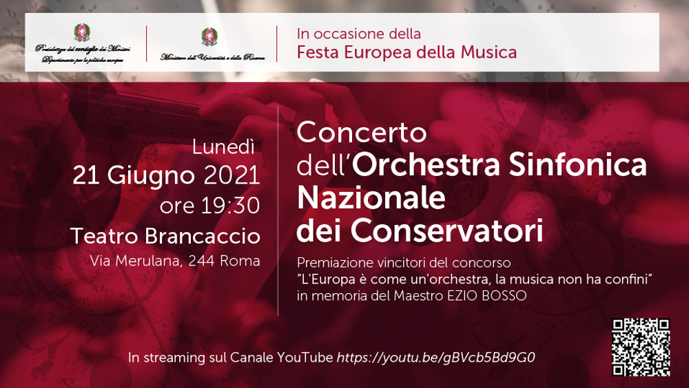 Concorso Bosso, premiazione al Teatro Brancaccio