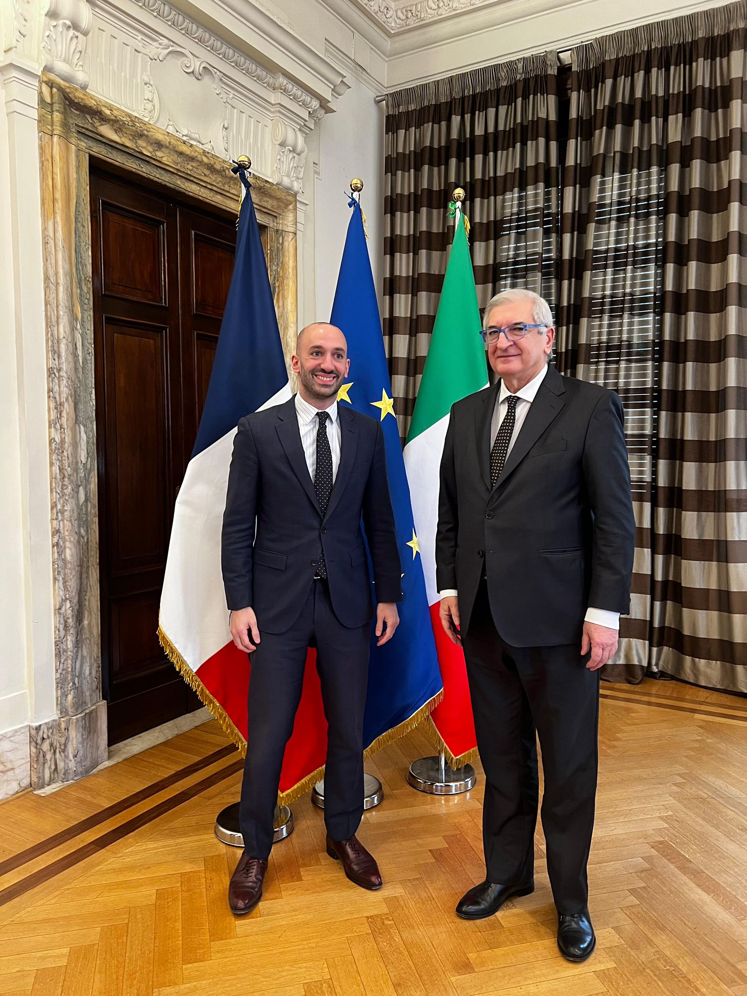 Tommaso Foti e Benjamin Haddad