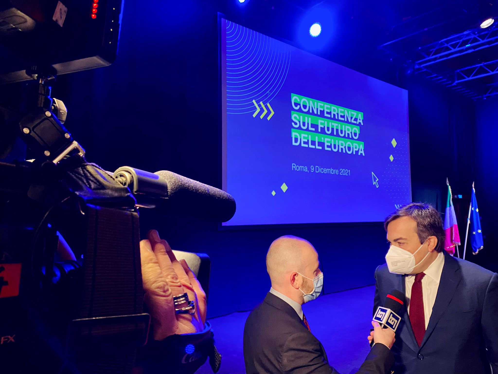 Evento nazionale "Conferenza sul futuro dell'Europa", servizio del Tg1