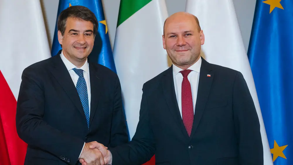 Il Ministro Fitto incontra il Ministro polacco per gli Affari europei, Szymon Szynkowski vel Sek
