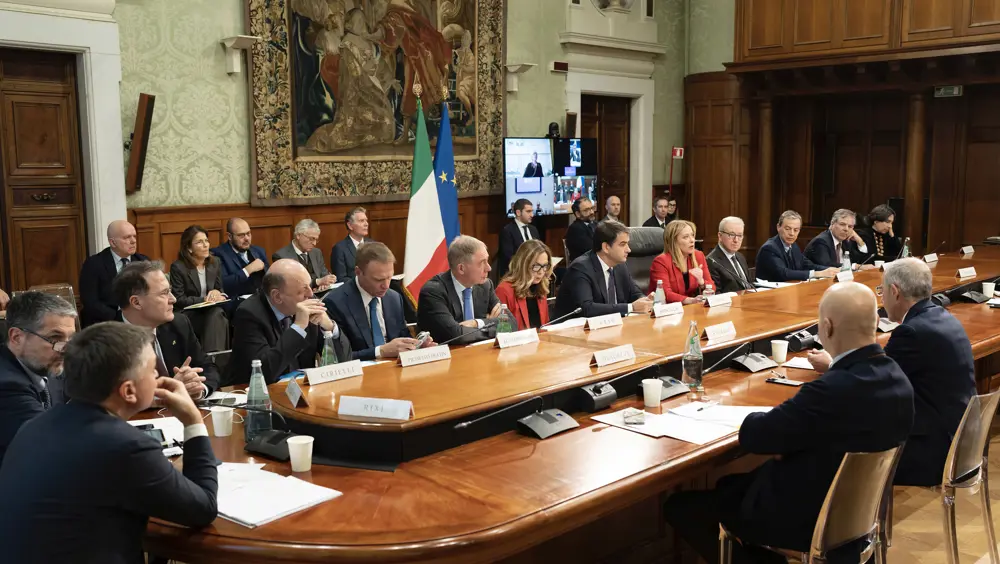 Riunione della Cabina di Regia del PNRR