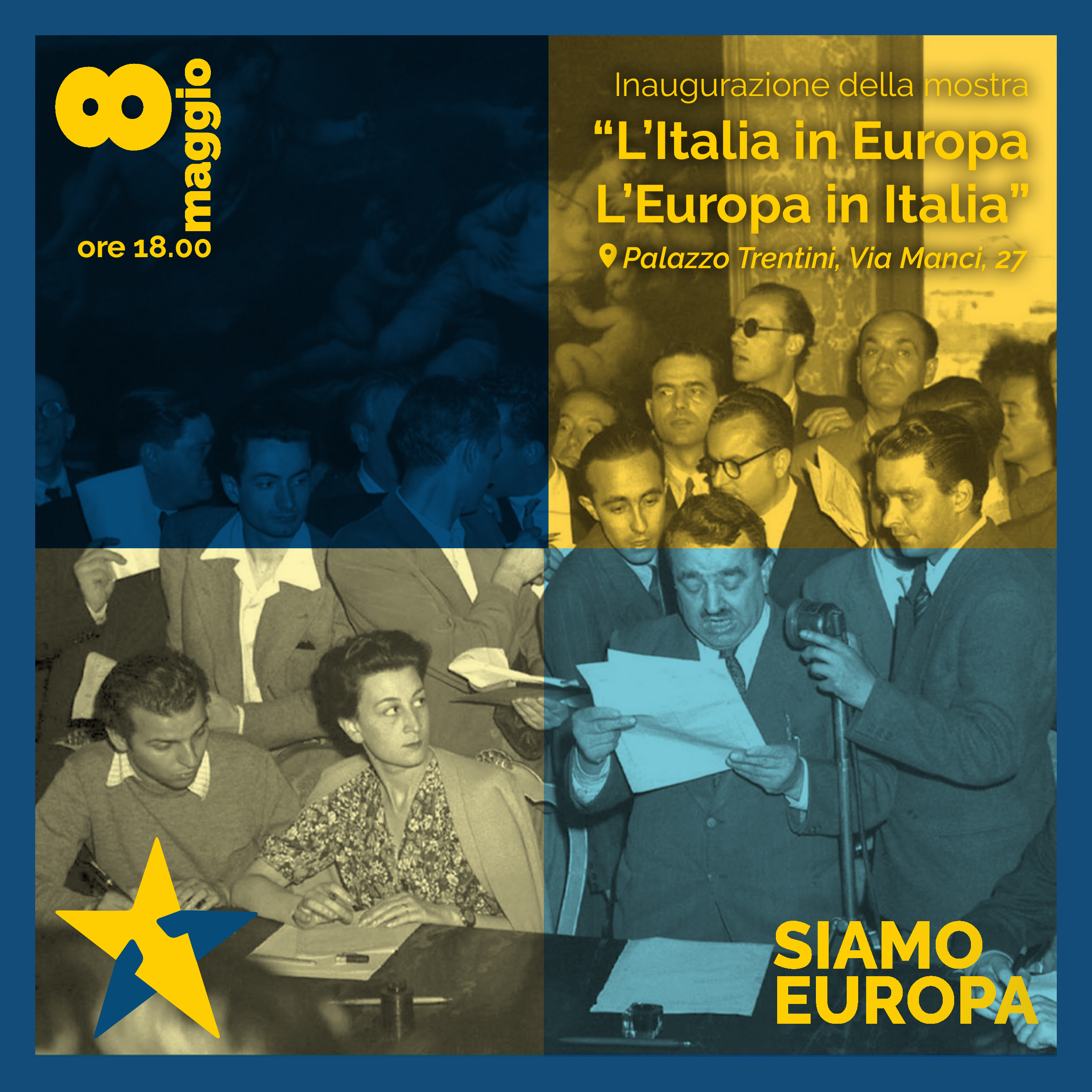 Trento ospita la mostra "L'Italia in Europa – L'Europa in Italia"