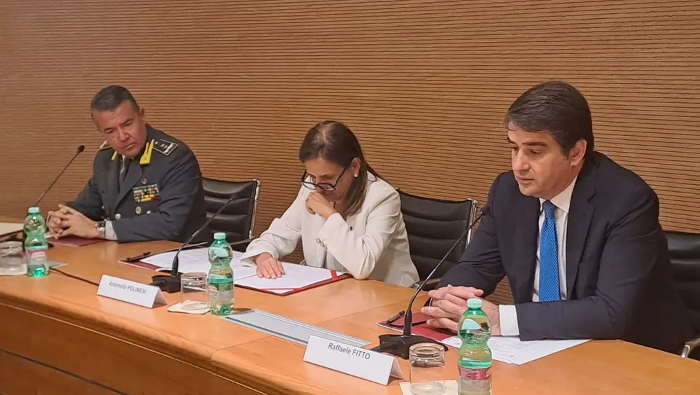 Ministro Fitto interviene alla presentazione del progetto "FRED2" in tema di collaborazione contro le frodi in danno dell'UE