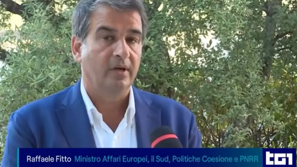 Intervista al Ministro Fitto del Tg1