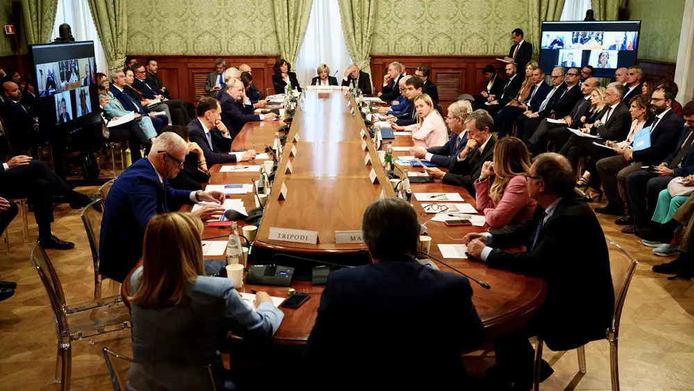 PNRR, Cabina di regia a Palazzo Chigi presieduta dal Presidente del Consiglio dei Ministri, Giorgia Meloni