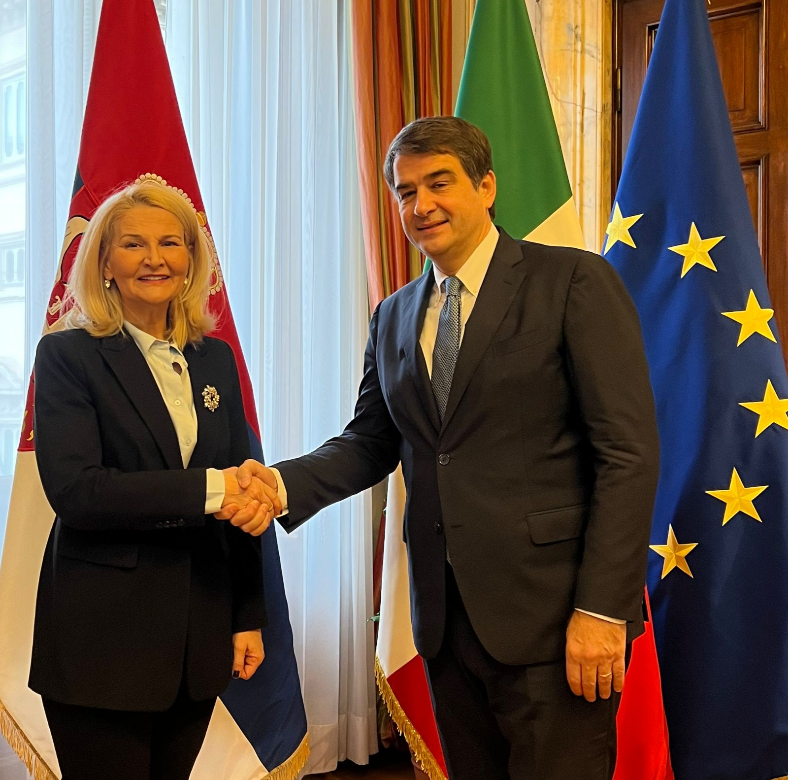 Bilaterale Fitto-Misevic: l'Italia sostiene attivamente il percorso di integrazione della Serbia