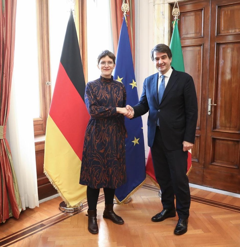 Ministro Fitto incontra Ministro tedesco per l'Europa ed il Clima, Anna Luhrmann