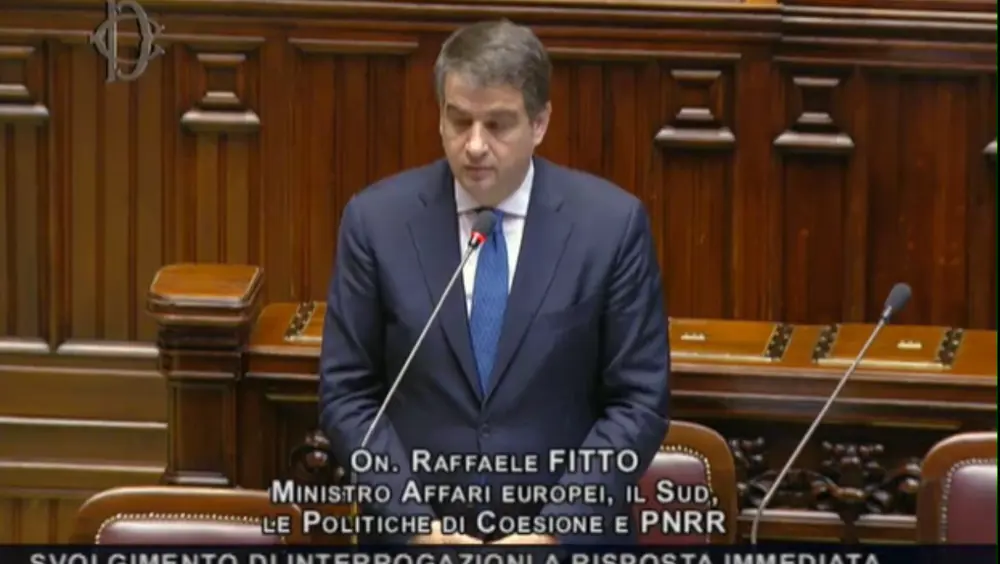 Question time alla Camera con il Ministro Fitto