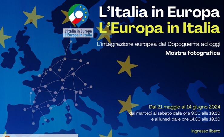 Mostra "L'Italia in Europa, l'Europa in Italia", dal 21 maggio al Palazzo dei Principi di Correggio
