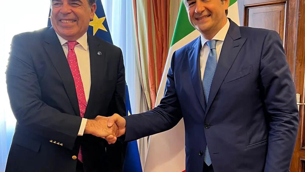 Ministro Fitto incontra vicepresidente della Commissione UE Schinas