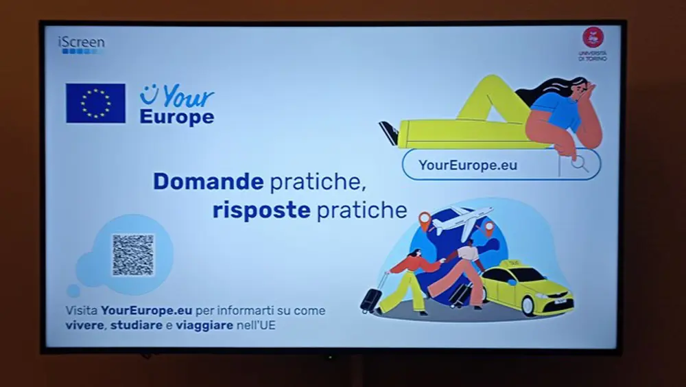 Torino ospita la campagna "Your Europe"